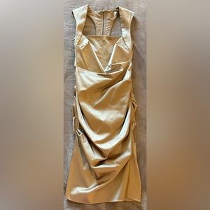 Champagne Nicole Miller Dress